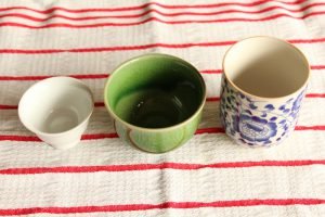 tazas para el té japonés