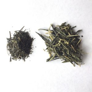 tres gramos de sencha y de bancha